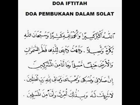 doa iftitah.avi - YouTube
